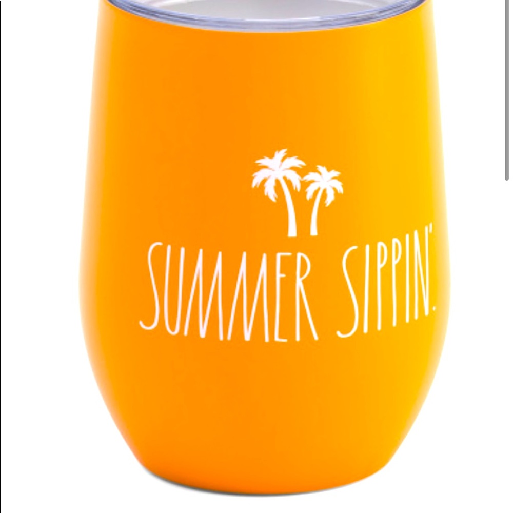 NEW Rae Dunn Summer 🌴 Sipping Outdoor Tumbler 12 oz.🍷